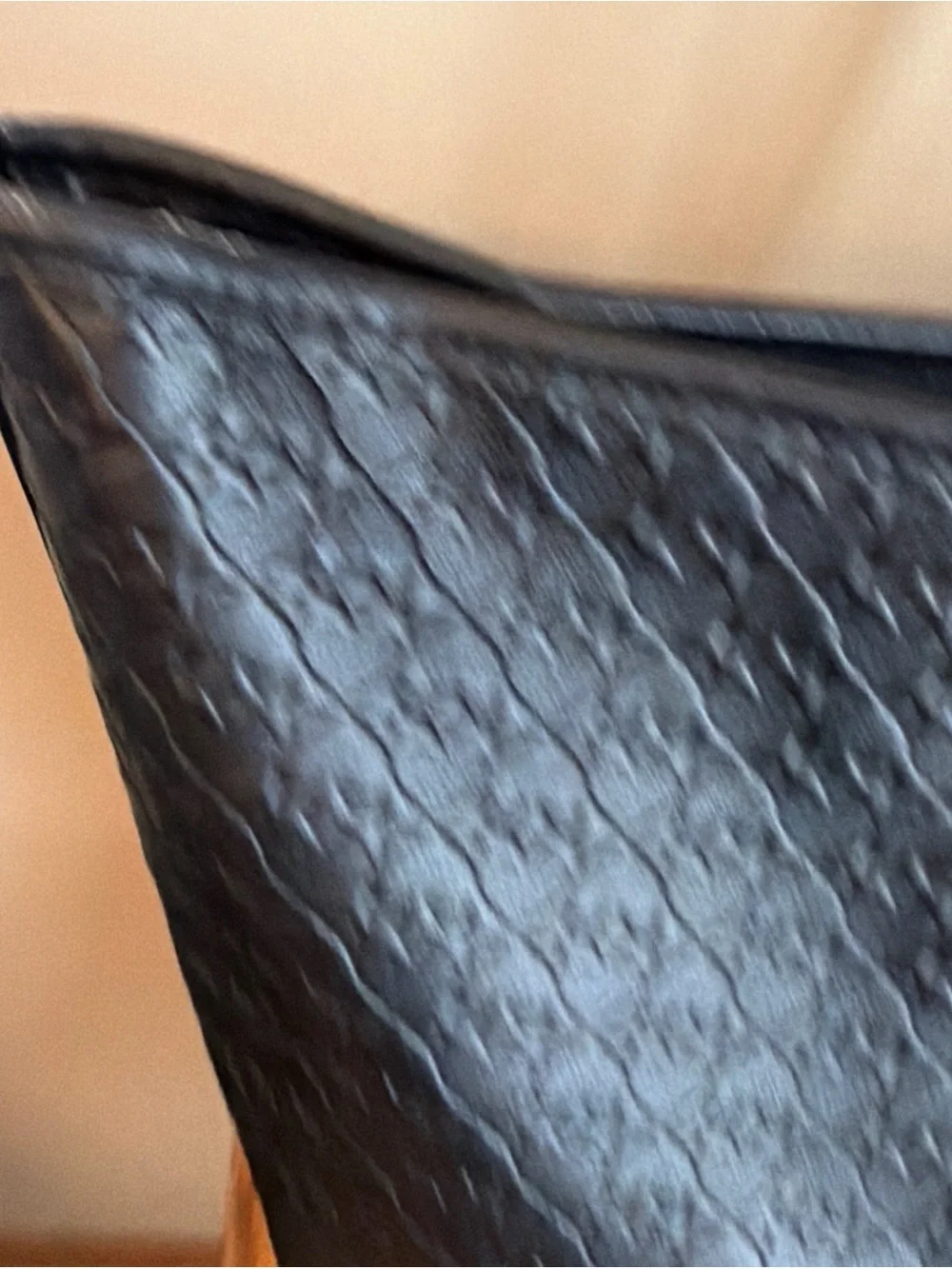 Kate Spade New York Penn Place Embossed Margareta Tote Black Leather Bag *read*